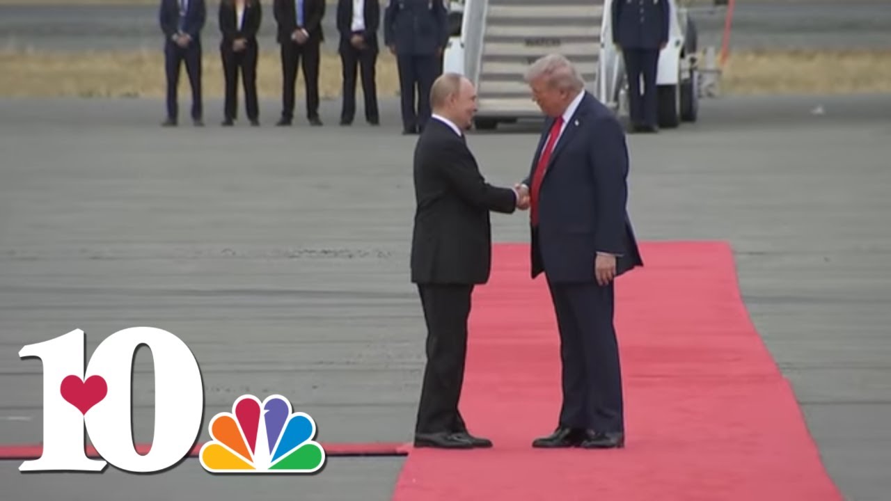 History unfolding in Anchorage, Alaska as Trump holds meeting with Putin