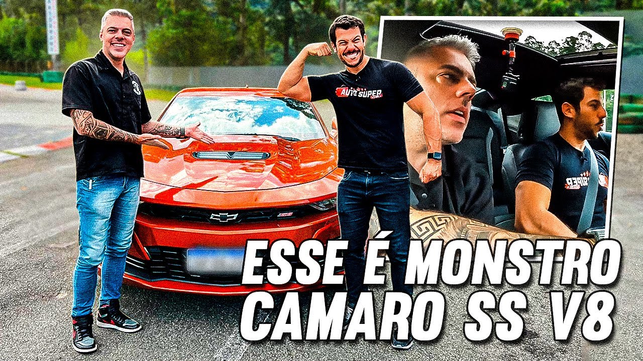 CHEVROLET CAMARO SS V8 2022 MUITO LOUCO!🔥O TOPO DA CADEIA VEICULAR?😂 A-R-R-E-G-A-Ç-A-N-D-O NA PISTA!