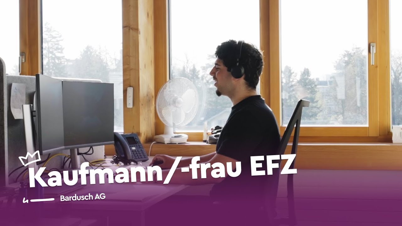 Dein Einstieg in die Businesswelt – Kaufmann/-frau EFZ bei der Bardusch AG