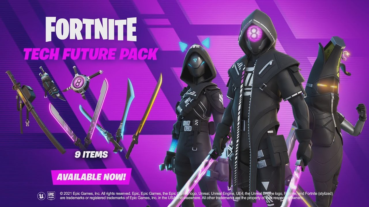 This New Pack REALLY Surprised Me... (Fortnite Tech Future Pack Gameplay & Review)