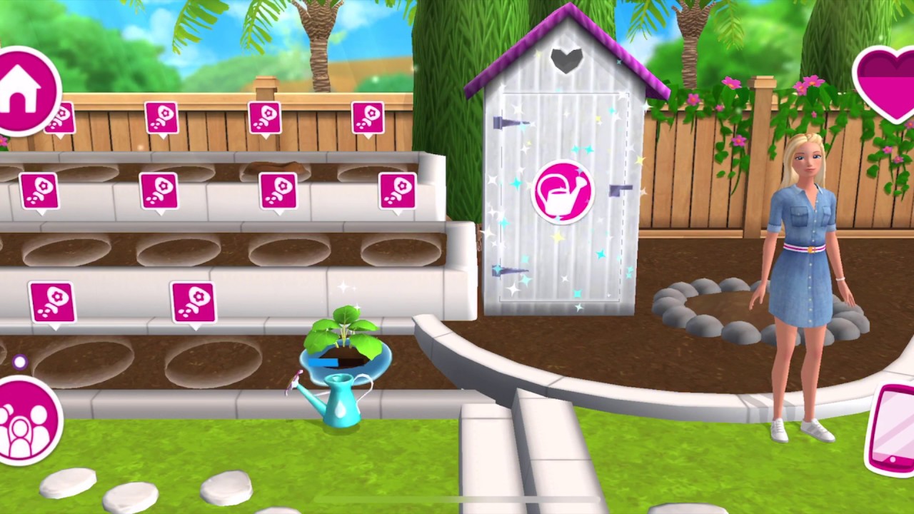 Barbie Dreamhouse Adventures #3 - Gioco di simulazione - Giochi per bambine, Barbie cura il suo orto