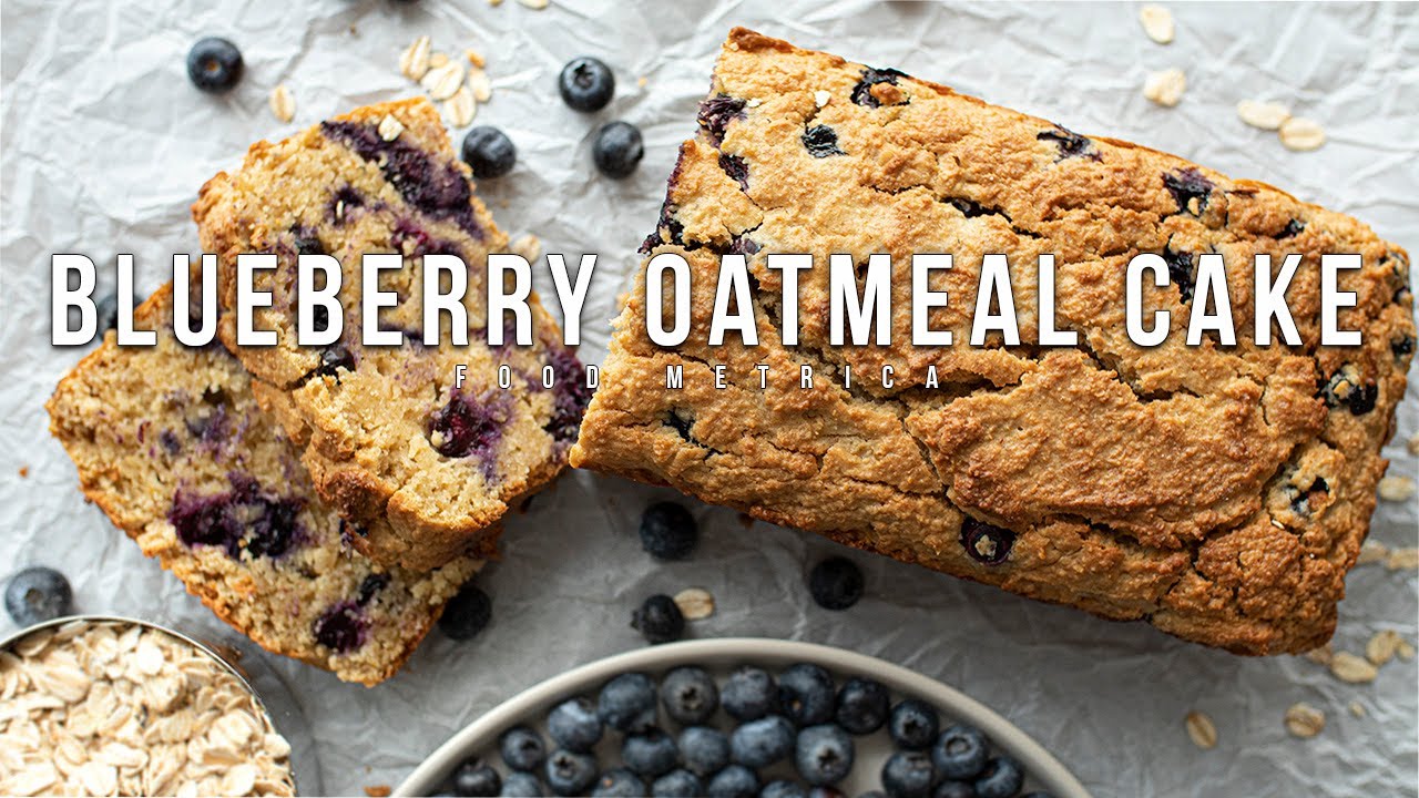 Easy Blueberry Oatmeal Cake Recipe
