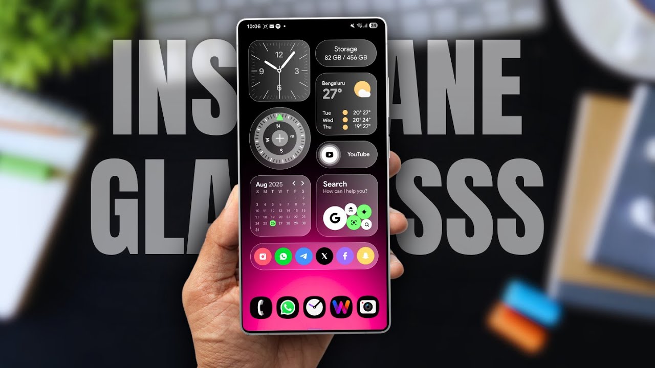 The Android Makeover You've Been Waiting For (Glass Widgets)!