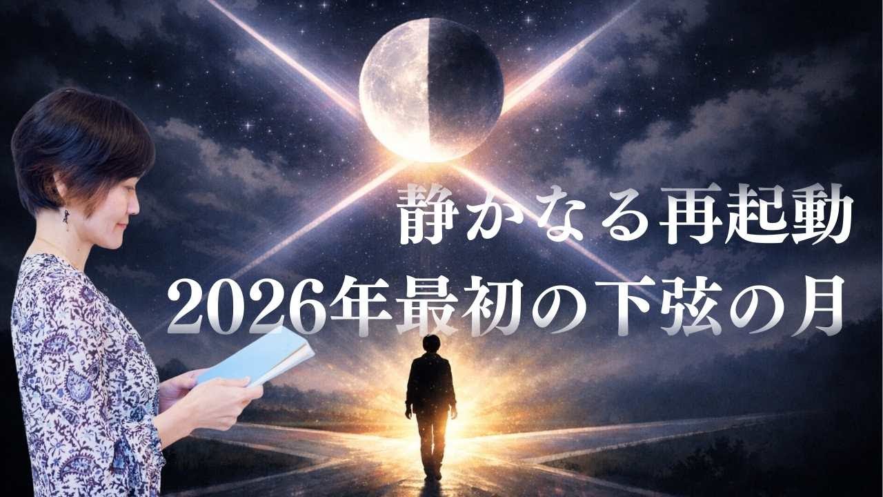 2026年1月11日天秤座下弦の月　どんなエネルギーに触れるかで変わる！香りのセルフケアも良い導きに☆