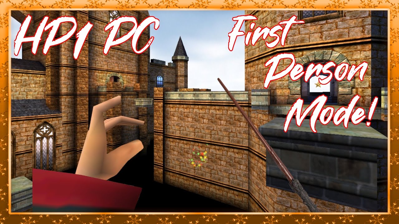 Harry Potter 1 (PC) Glitchless Speedrun BUT it's in First Person showcasing Harry's POV!