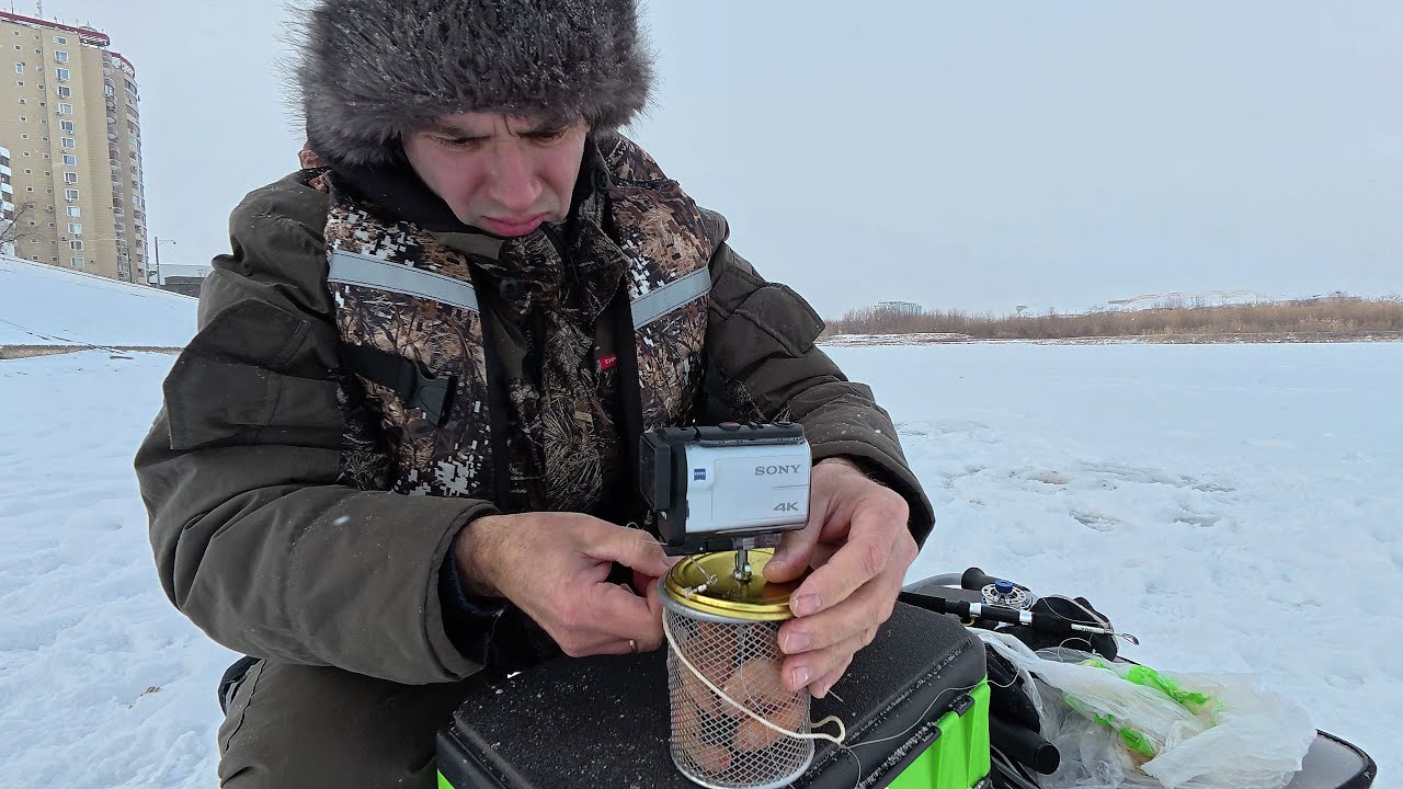 Зимняя Рыбалка - Подледная Съемка, Ловля Рыбы/Winter Fishing – Under-Ice Filming, Catching Fish