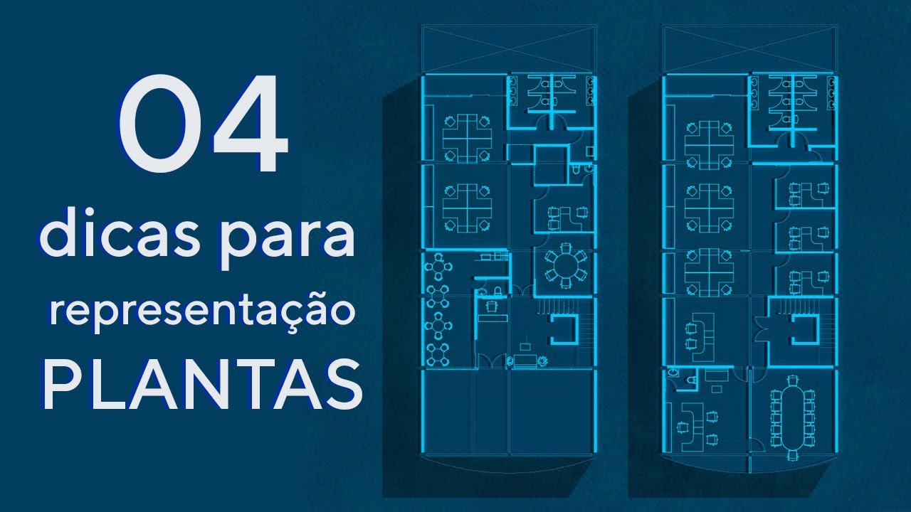4 DICAS pra você VOAR na representação de PLANTAS-BAIXA