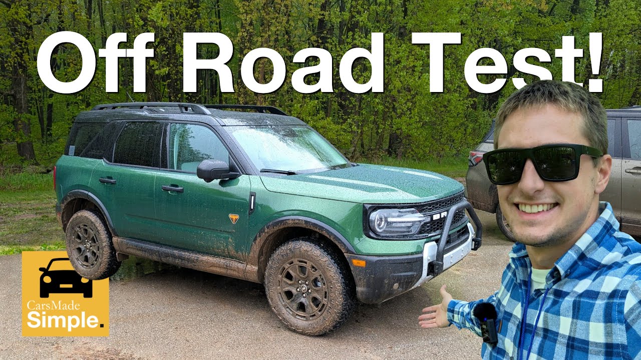 Taking the 2025 Ford Bronco Sport Badlands Sasquatch Off Road!