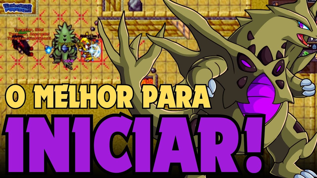 TYRANITAR BOM DEMAIS! CATE AGORA! VOLTAMOS AO POKEMONBR!! POKETIBIA MOBILE 2023