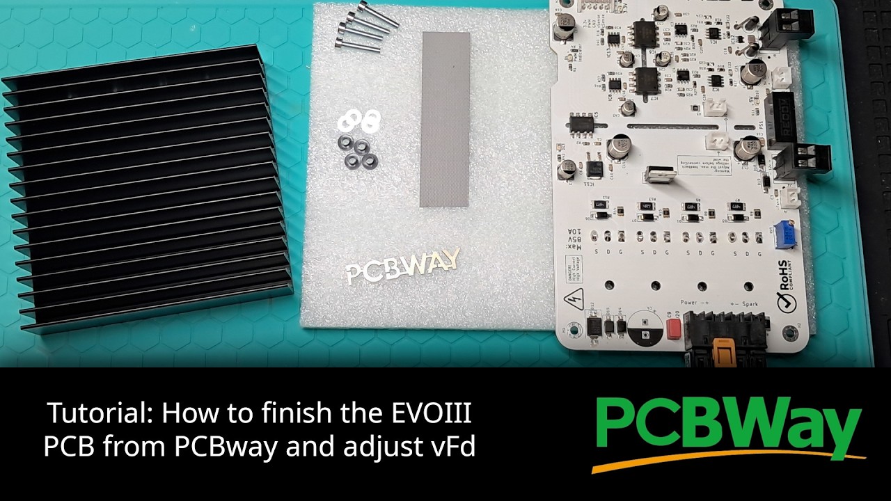 Finishing the G-EDM Evo III from PCBway (reupload)