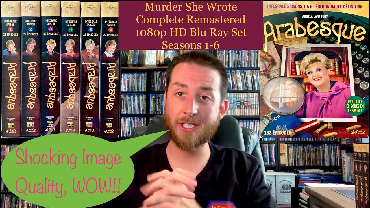 Murder She Wrote Complete Remastered 1080p HD Blu Ray Set Seasons 1-6 Review (Arabesque) Elephant