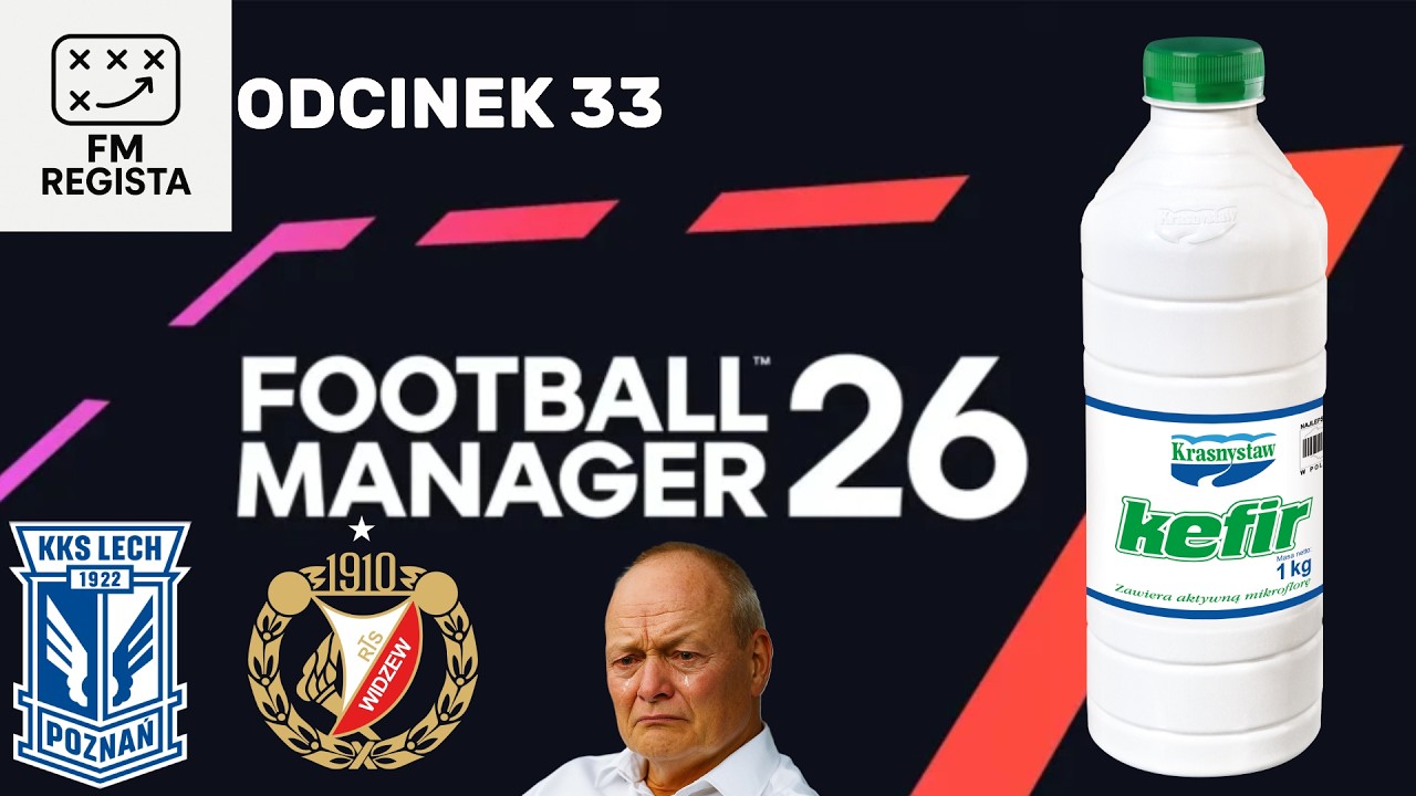 Kariera Lech Poznań FM26: Widzew? Potrzymaj mi kefir Niels || Odc. #33