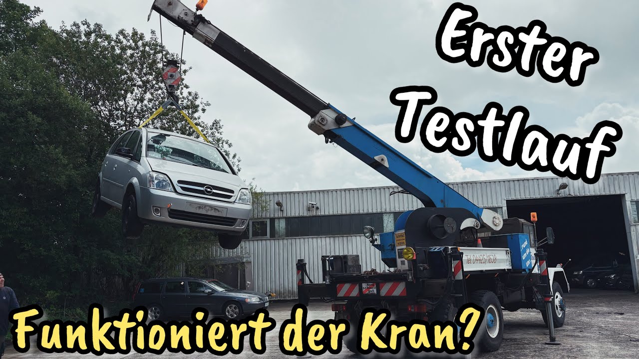 Schafft der Magirus Kran den MERIVA Test! & Ich verbaue einen neuen Luft Tank