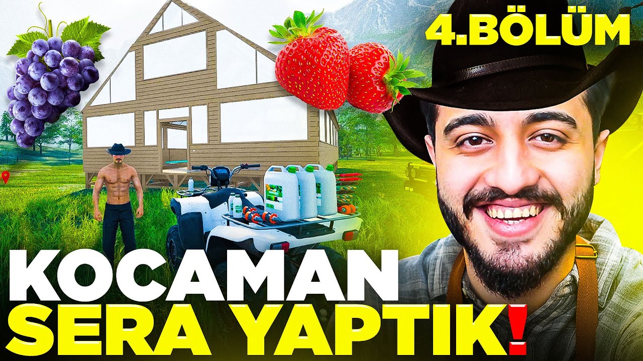 SONUNDA SERA OLUŞTURDUK! GELİRİ İYİ Mİ? Ranch Simülatör #4