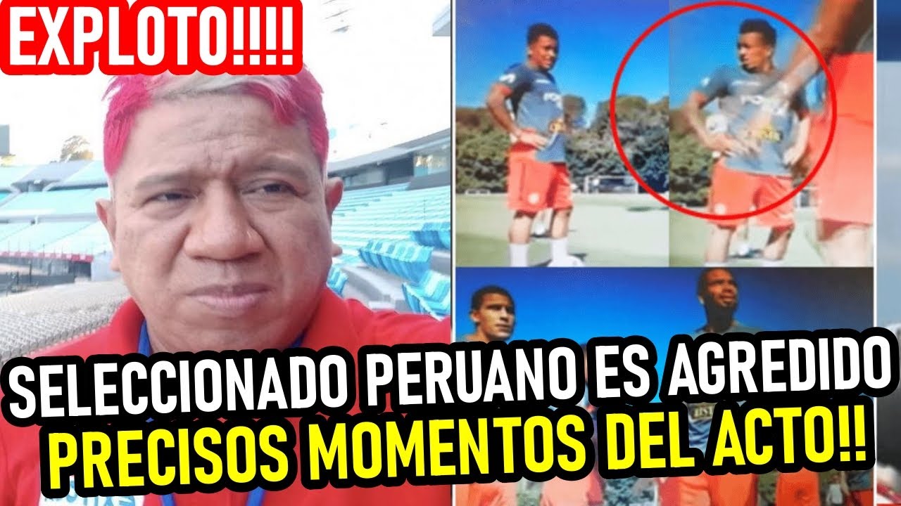CHRISTIAN CUEVA ES AGREDID0!! POR PERIODISTA SILVIO VALENCIA CUANDO ENTRENABA