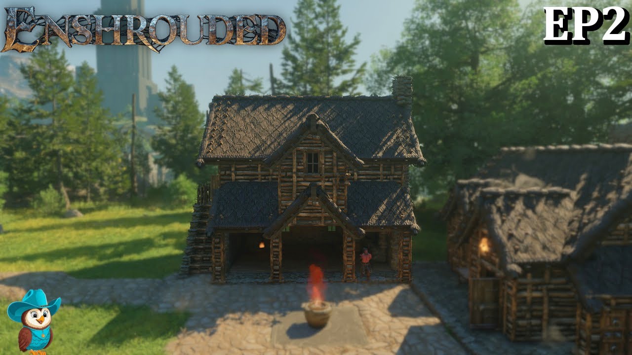 Строим дом кузнеца! | Enshrouded S2 | Ep2