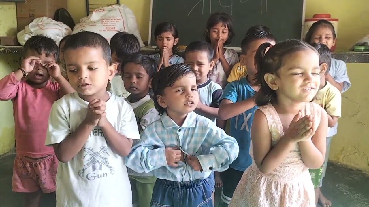 आँगनवाड़ी के बच्चों ने बहुत ही सुंदर प्रार्थना सुनाई l tan Ho Sundar Man Ho Sundar #icds #anganwadi 