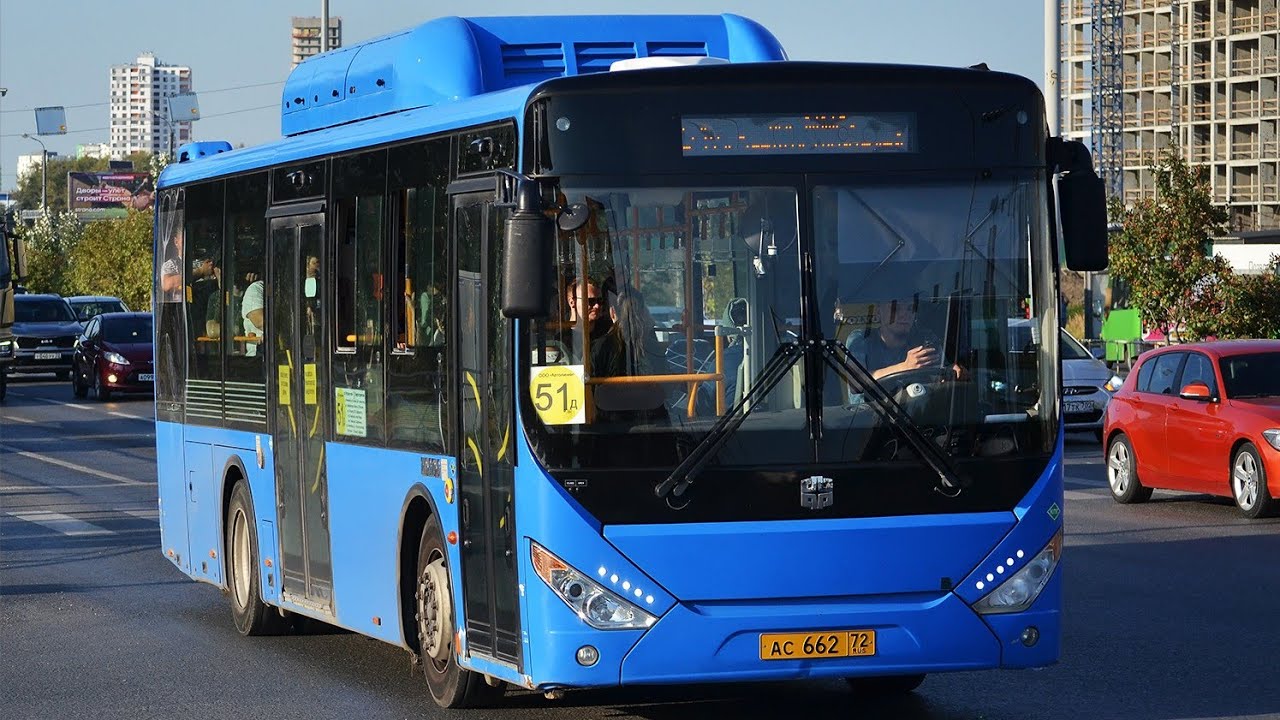 Zhong Tong LCK6105HGC Fashion || АС 662 72 || 51д маршрут || г. Тюмень