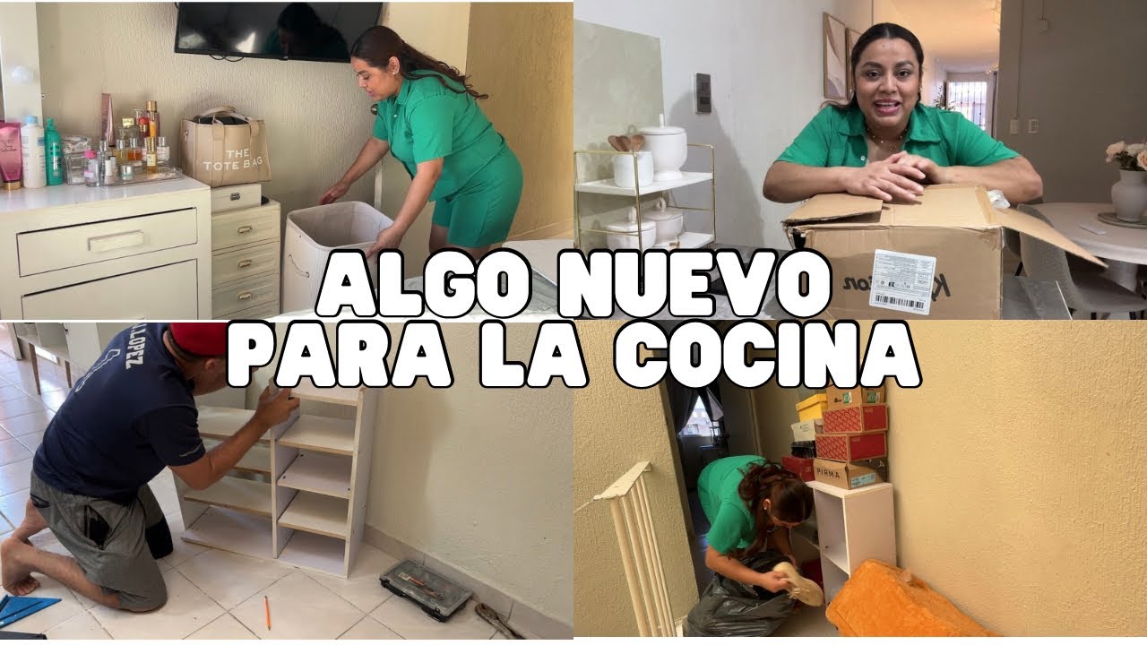 Algo nuevo para la cocina || Hice algunos cambios|| Reparamos un mueble