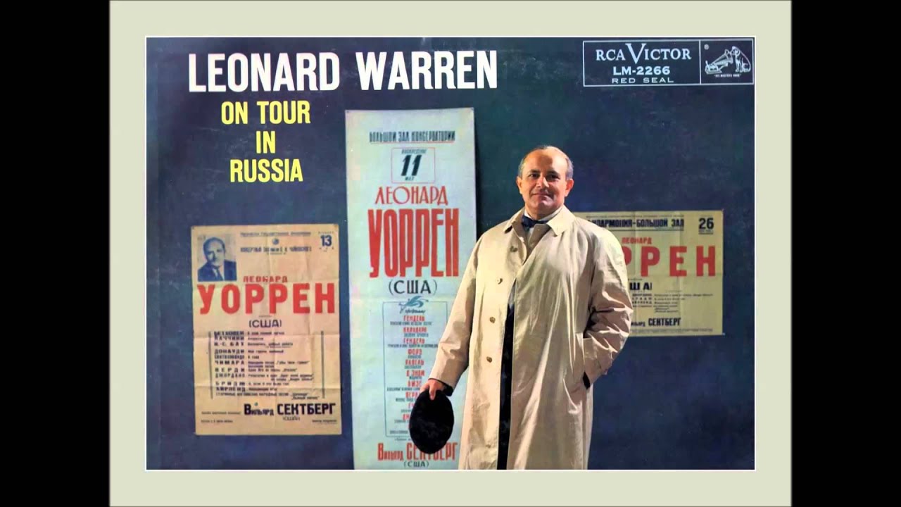 Baritono LEONARD WARREN  (Tosti) 