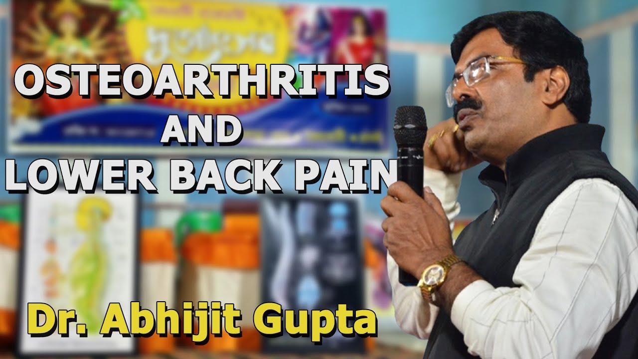 Prevent, manage osteoarthritis and lower back pain.