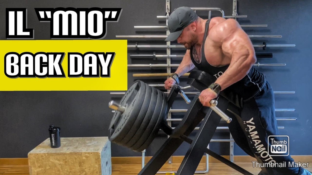 Allenamento Dorso di un PRO con Andrea Presti