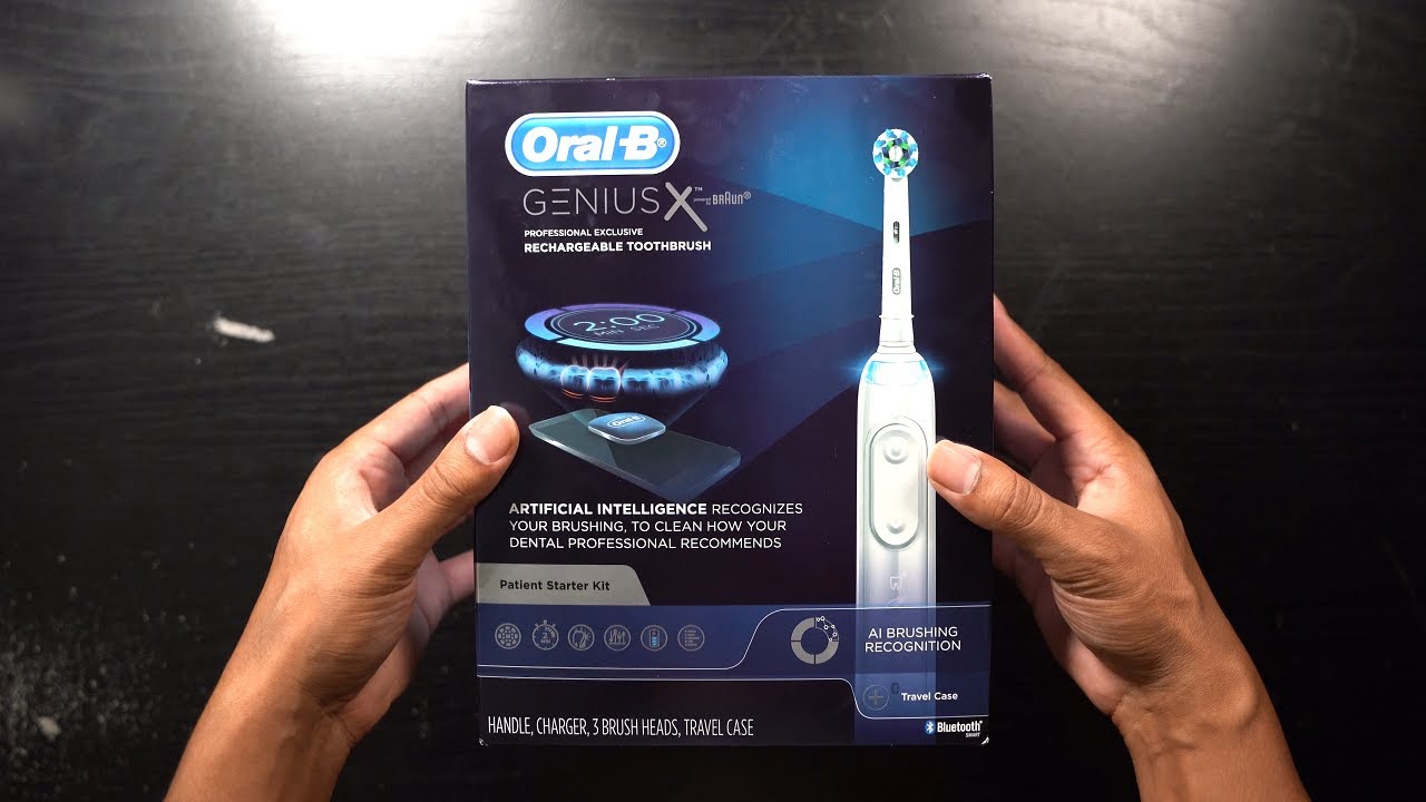 Oral B Genius X Electric Toothbrush Unboxing