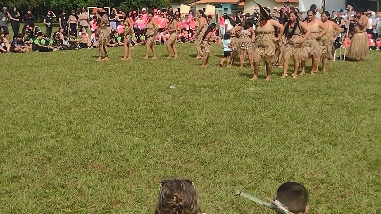 Dança da chuva da Aldeia Ekeruá em Avaí SP