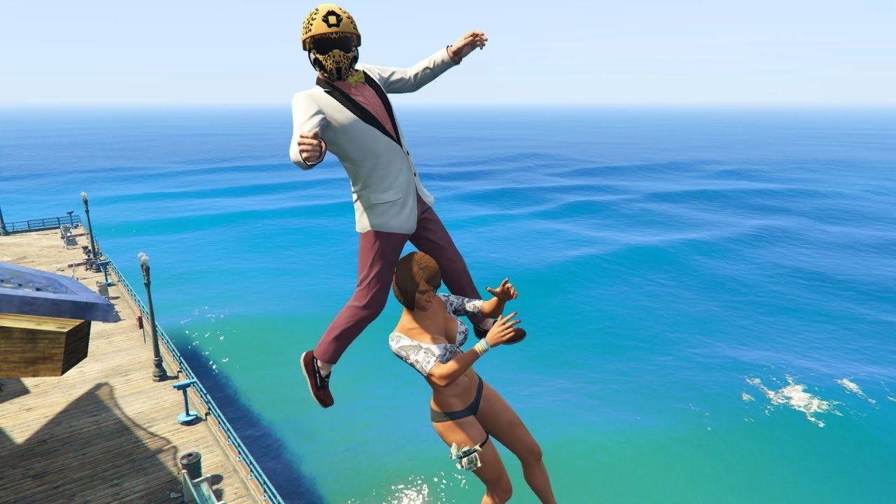 GTA 5 Water Fails | Ragdolls vol.32 (Euphoria physics)