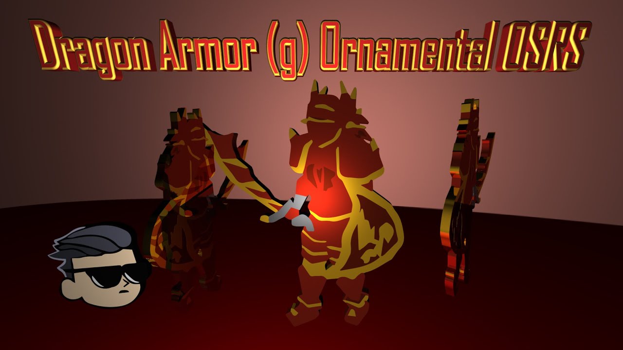 Dragon Armor (g) Ornament Kit Full Gold Set OSRS