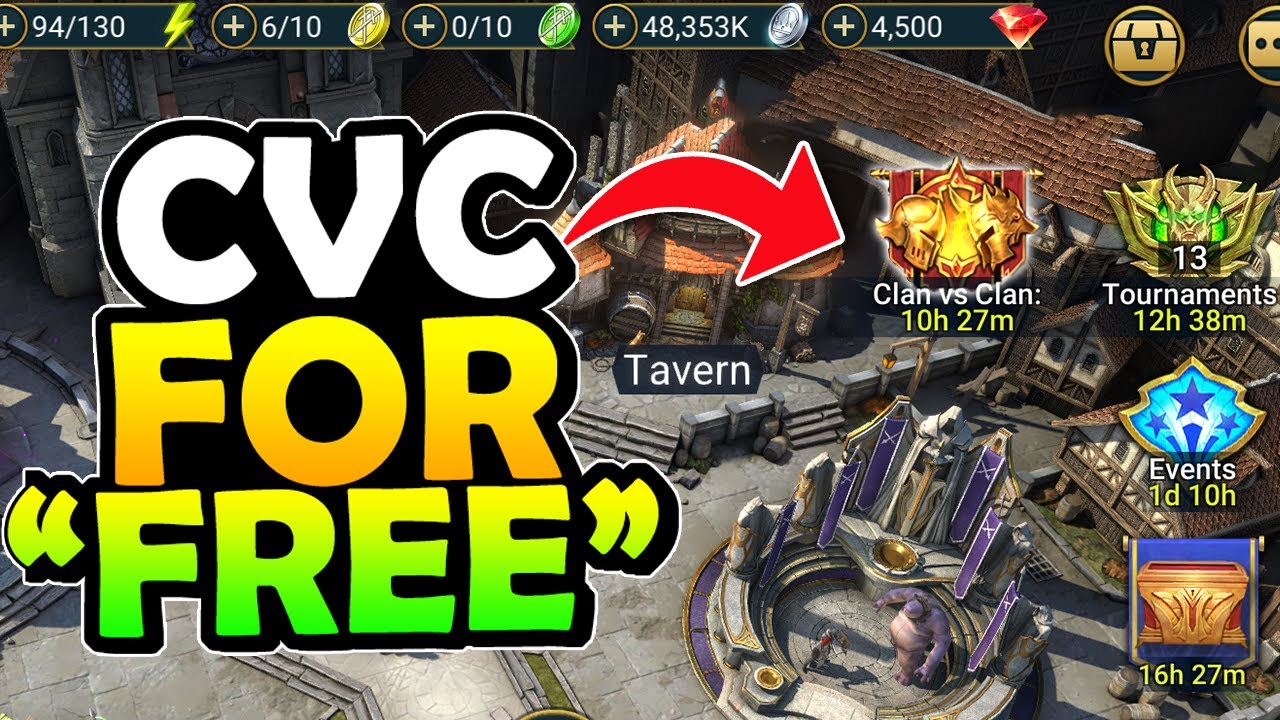 FOLLOW THIS FOR EASY CVC POINTS! | RAID SHADOW LEGENDS