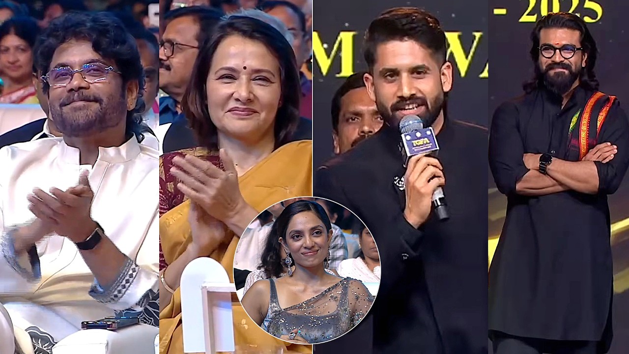 Naga Chaitanya Speech at Telangana Gaddar Film Awards 2025 | CM Revanth Reddy | News Buzz
