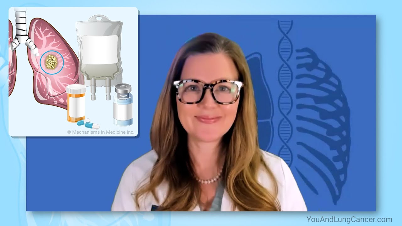 What drug treatments are typically used before lung cancer surgery?