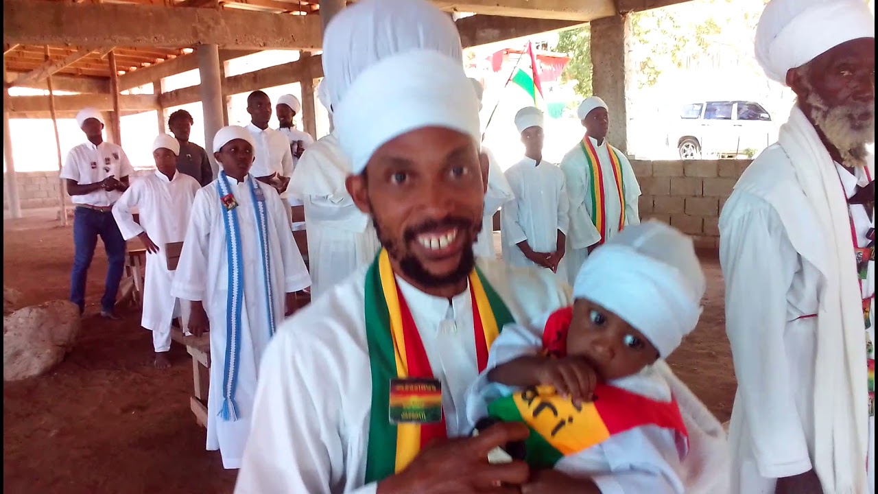 RASTA CHURCH CHRISTENING (DEDICATION)CHILDREN BOBO HILL 3-7th-2021