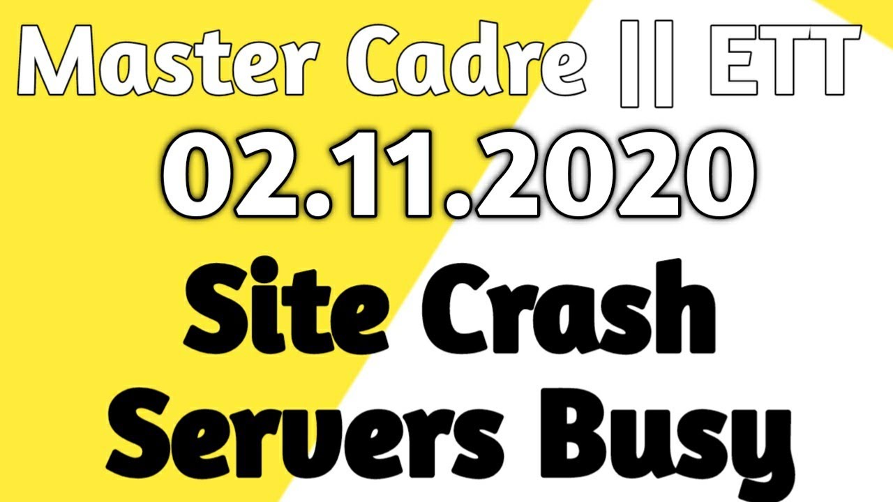 Master Cadre || Ett Site Busy How To Do Corrections Guidelines To Edit Or Lock Details
