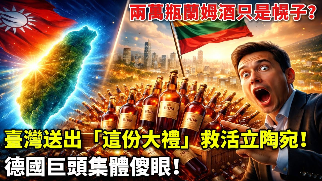 兩萬瓶蘭姆酒只是遮羞布？臺灣砸出的「真大禮」，竟讓立陶宛起死回生！德國巨頭集體懵了：我們才是炮灰？