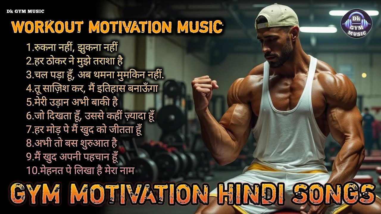 🔥 Ultimate Gym Motivation Hindi Songs 2025 💪 Dk Gym Music 069 💪 Power Workout Music for Training