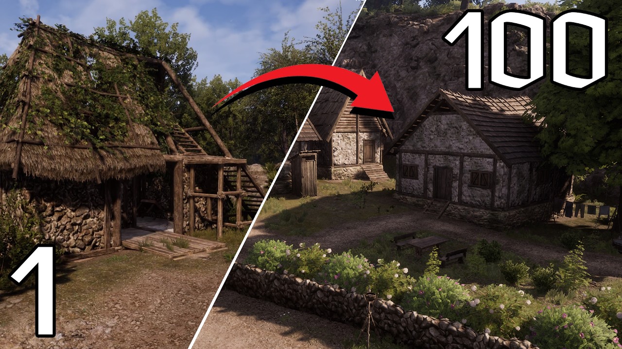 (รวมคลิป) ผมใช้เวลา 100 วัน ในเกม Medieval Dynasty the Oxbow จากทาสสู่เจ้าของหมู่บ้าน!