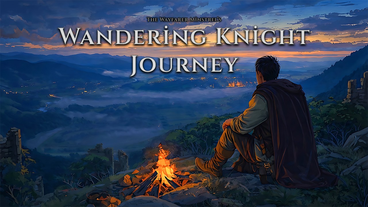 Wandering Knight Journey | Relaxing Fantasy Music for Sleep & Study (1 Hour)