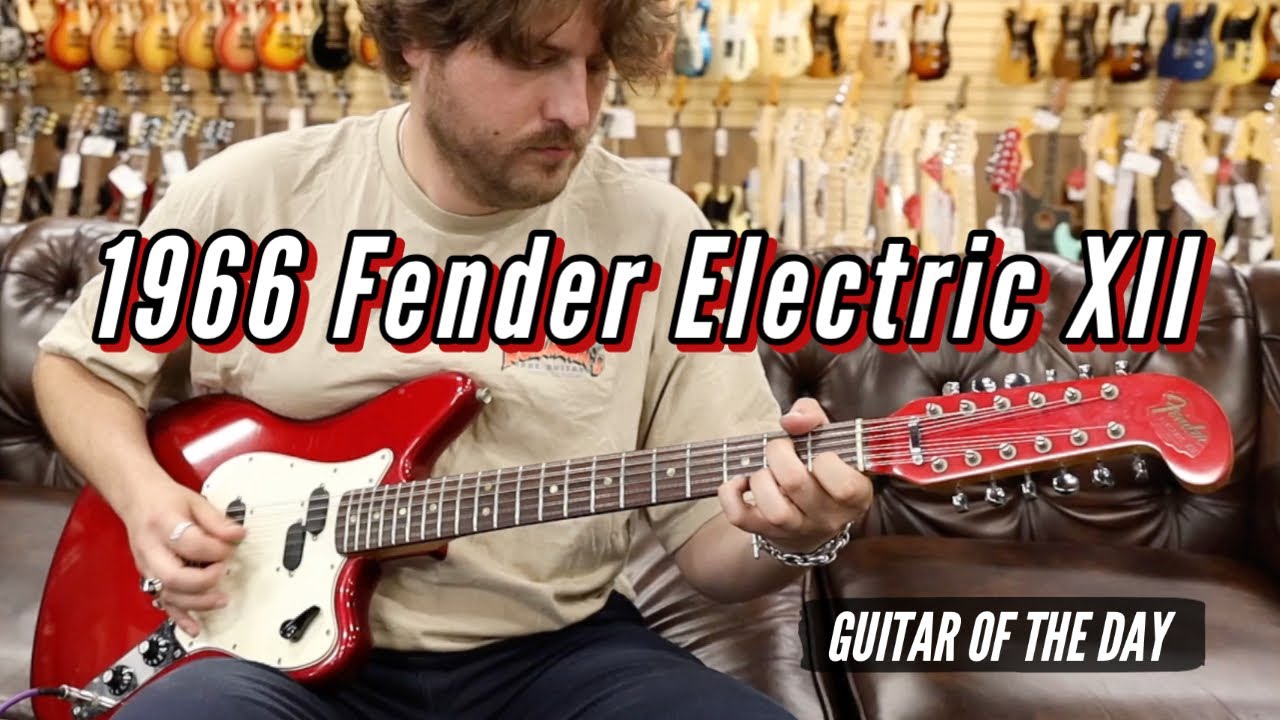 Fender 1966 Electric XII Candy Apple Red | Guitar of the Day
