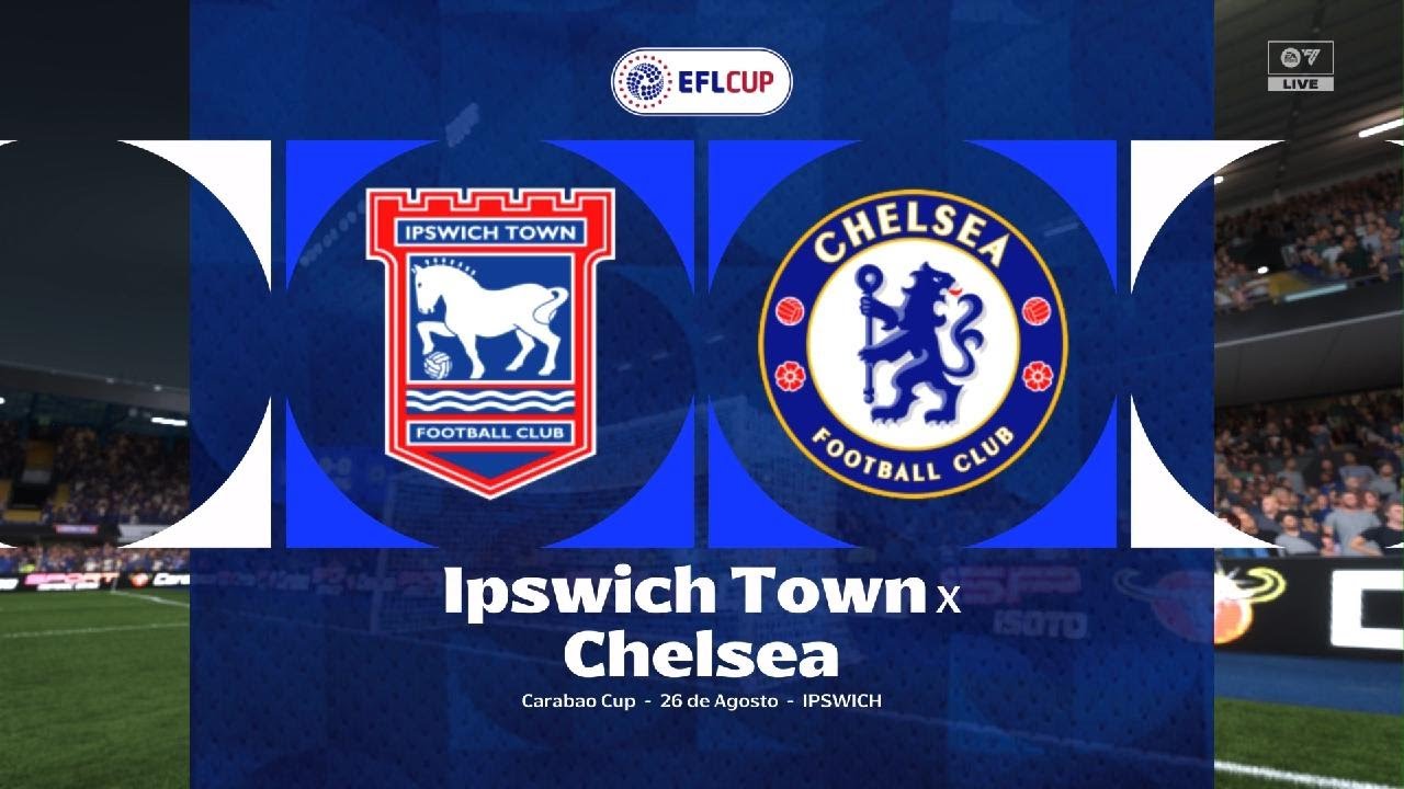 Carabao Cup 25/26 - Fase 2 - Ipswich x Chelsea 26/8