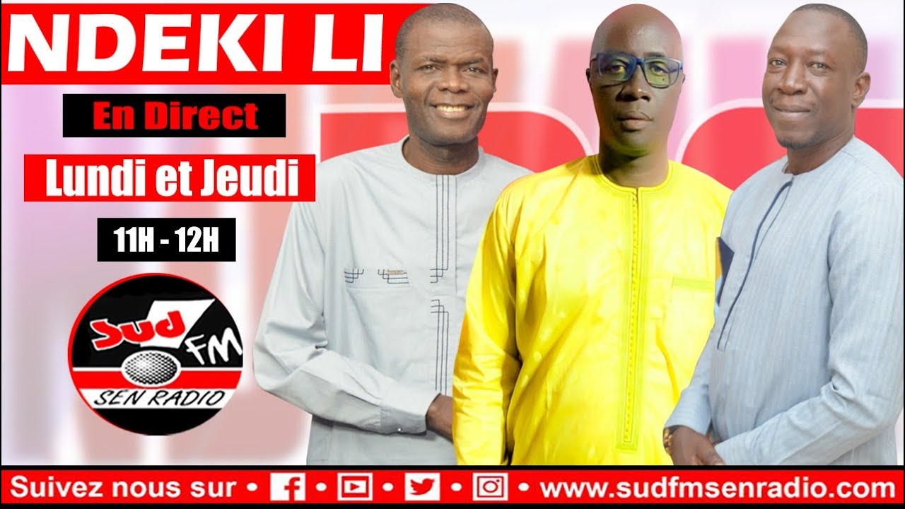 SUD FM DIRECT NDEKI LI DU 03 D&Eacute;CEMBRE 2025