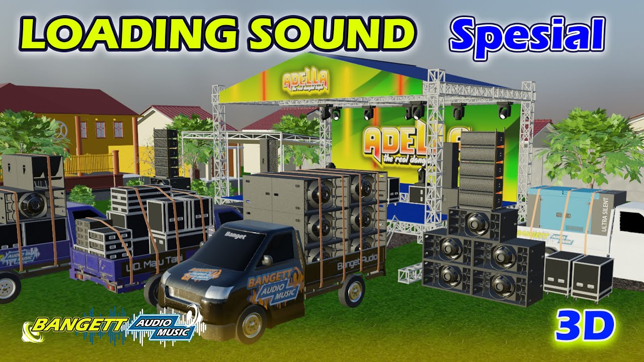 Loading Sound Spesial Awal Tahun | Konser ADELLA | 3D Modeling
