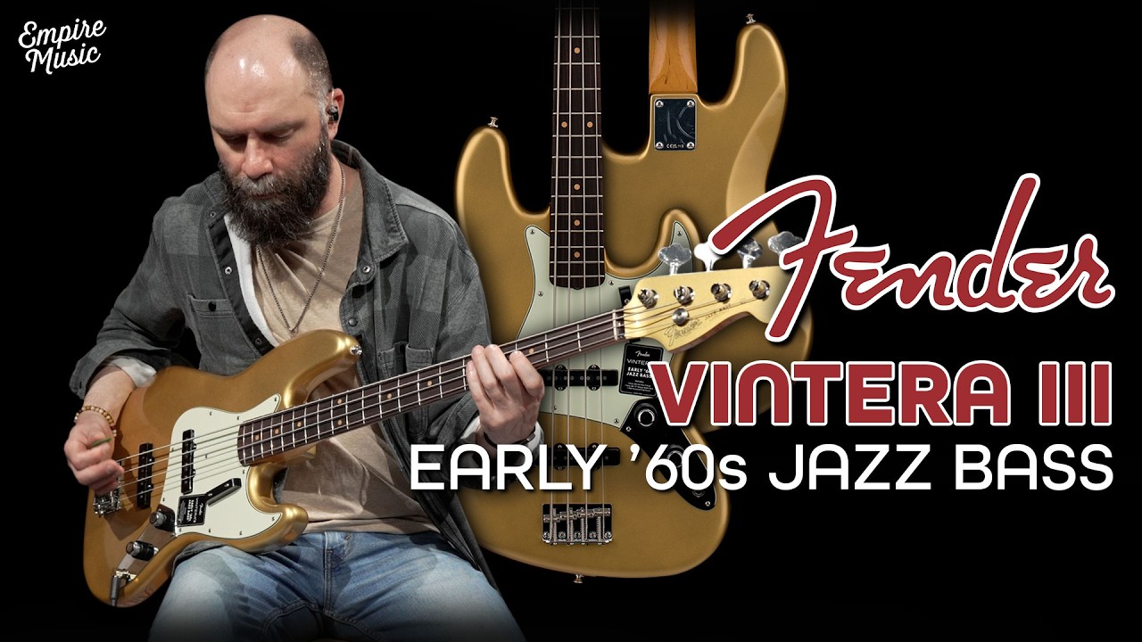 ПЕРВЫЙ ВЗГЛЯД | Fender Vintera III Jazz Bass начала 60-х