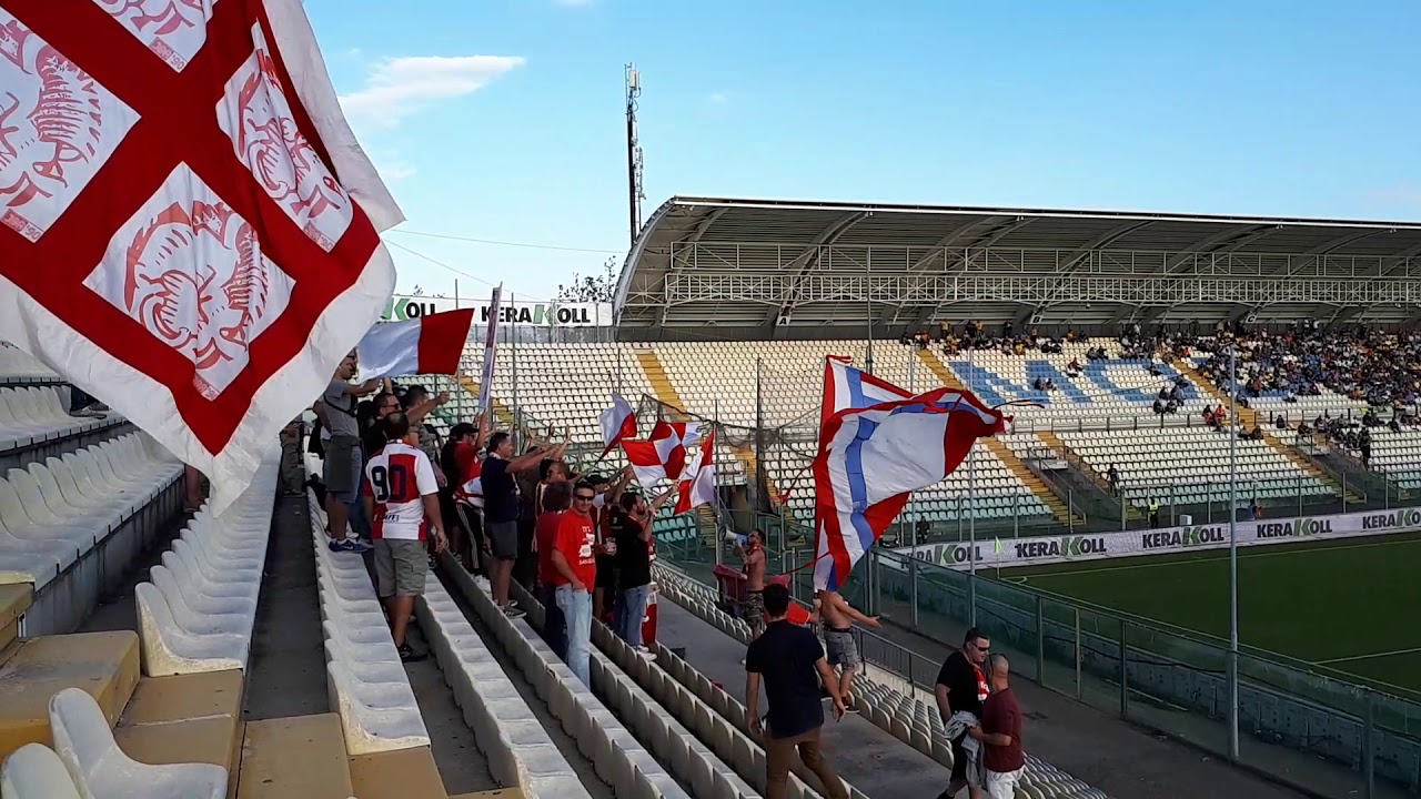 Arrivo della curva est Rimini a Modena (29/09/19)
