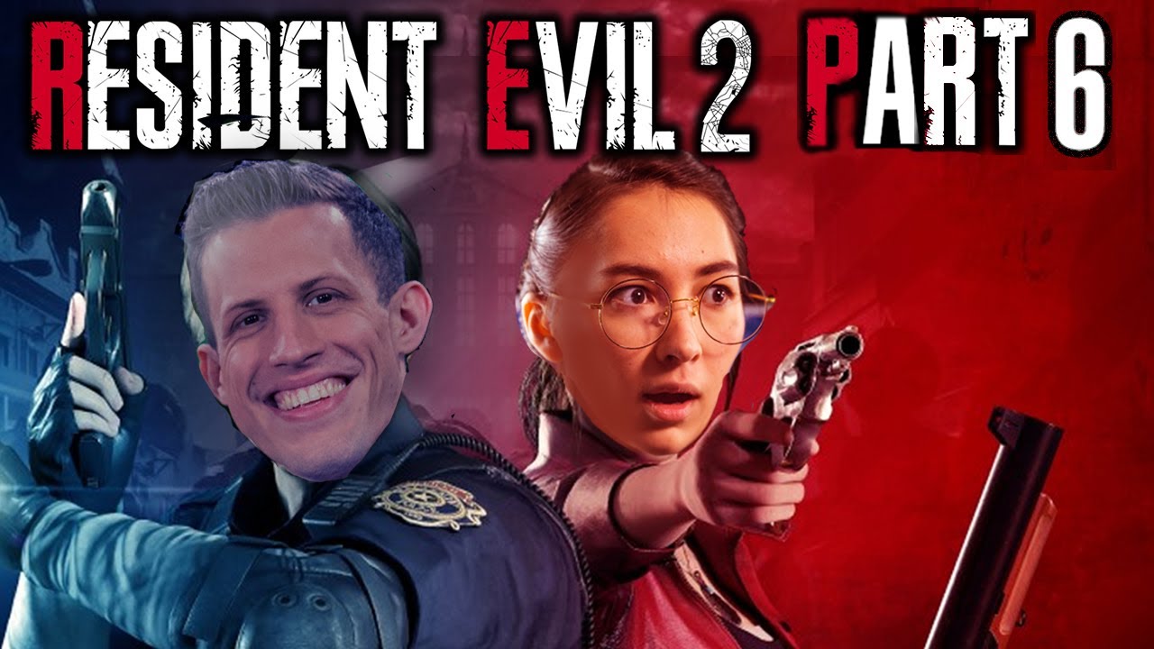 SPOOKY SCARY SKELETONS - Ovilee & Cpt. Flowers Play Resident Evil II - Part 6