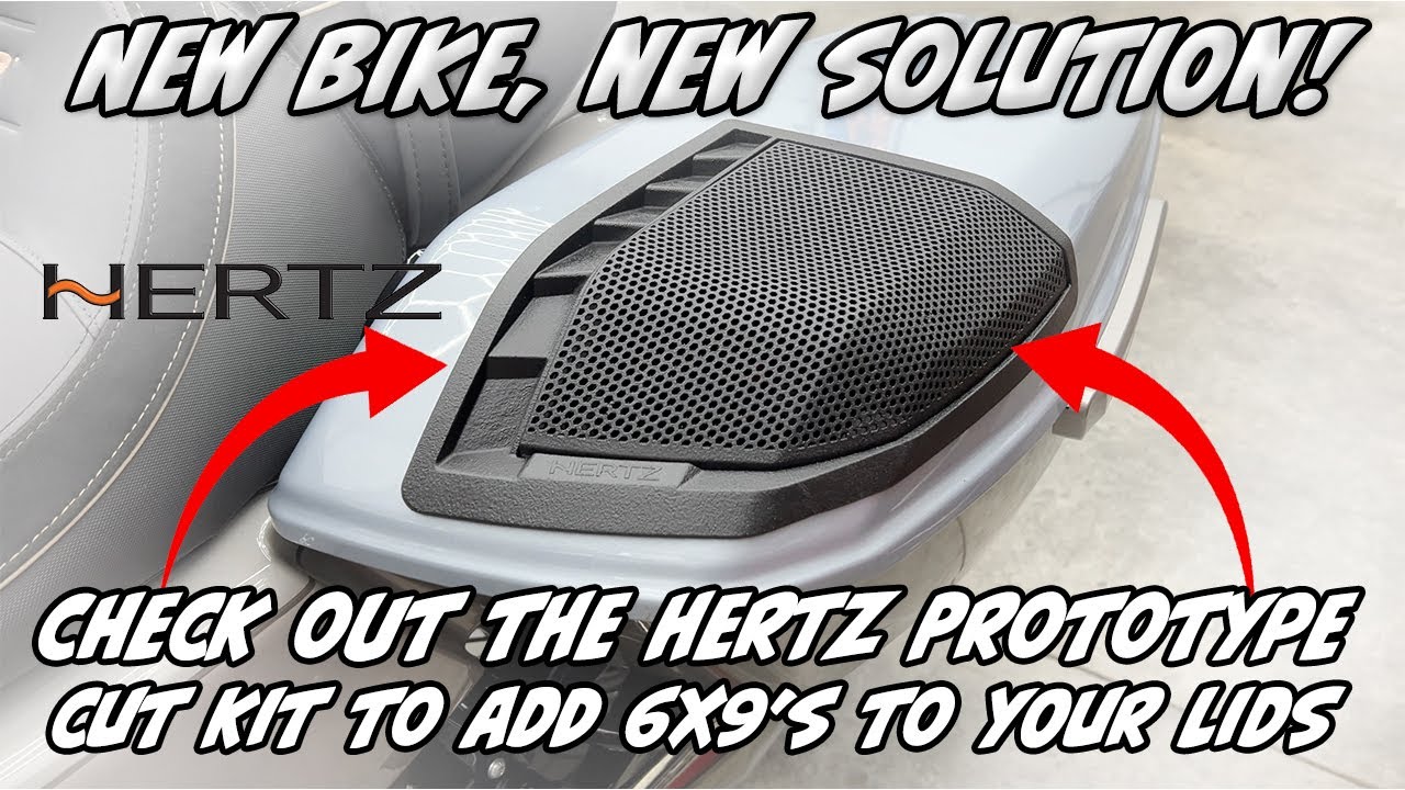 New from Hertz! Cut Kits to add 6x9s for 2023.5 - Up New Body Style Harley Davidson® Bag Lids!