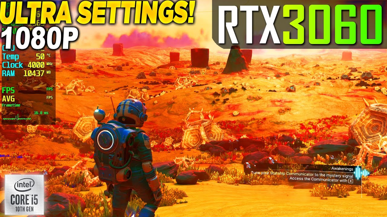 No Mans Sky RTX 3060 - 1080p Ultra,