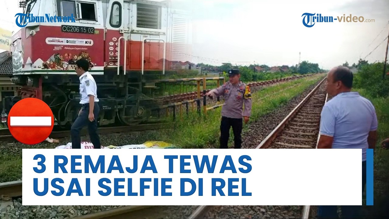Tiga Remaja di Batang Tertabrak Kereta saat Selfie di Rel Kereta Api, Berujung Tewas