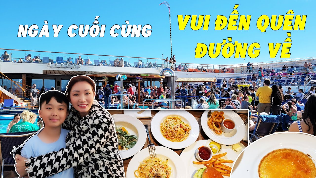 Du Thuyền Lênh Đênh Trên Biển Đại Dương | Lúc Đi Cả Nhà Đều Sợ Bị Say Sóng, Lúc Về Không Muốn Lên Bờ